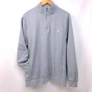 CHAPS Fleece Lined Quarter Zip Sweatshirt